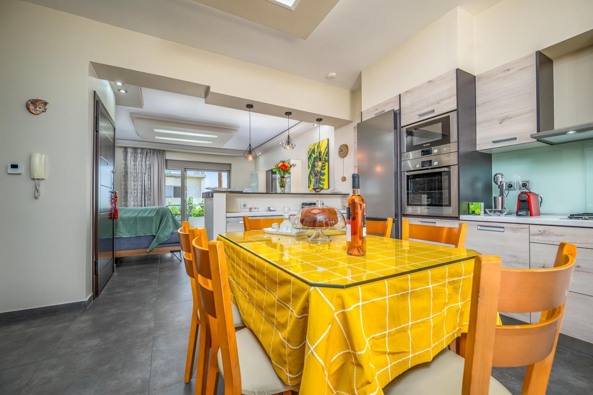 Aria Sea View, Chania Stalos Ngoại thất bức ảnh